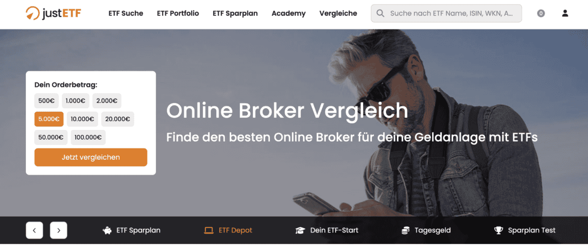 extraETF Vergleich mit justETF