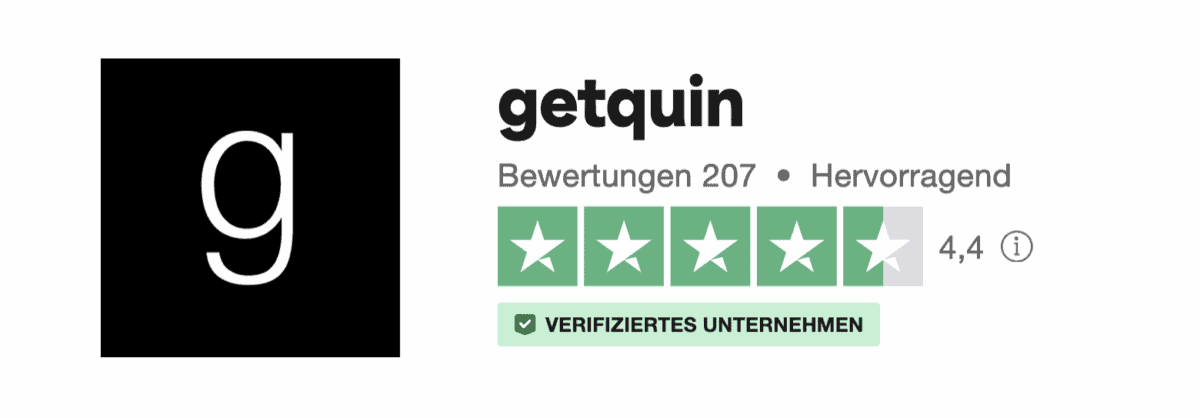 Getquin Bewertungen auf Trustpilot